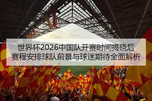 世界杯2026中国队开赛时间揭晓后赛程安排球队前景与球迷期待全面解析
